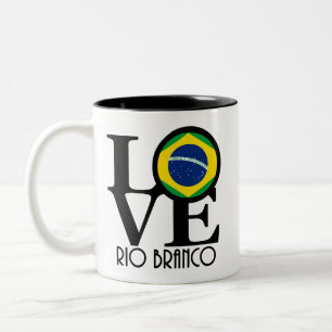 LIEBE Rio Branco 11oz Zweifarbige Tasse
