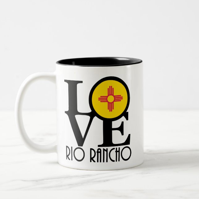 LIEBE Rio Rancho 11oz Zweifarbige Tasse (Links)