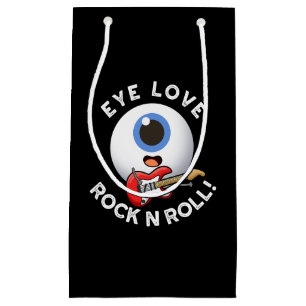 Liebe Rock and Roll Funny Eyeball Puff Dark BG Kleine Geschenktüte