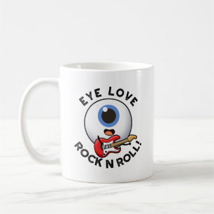 Liebe Rock and Roll Funny Eyeball Puff Kaffeetasse