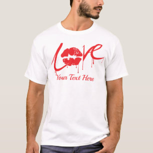 Liebe & Romantik-Konzeptdesign mit Herzelementen T-Shirt