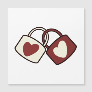 Liebe, Romantik, Paar Magnetkarte