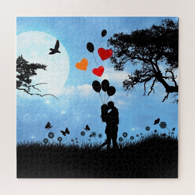 Liebe - Romantik - Puzzle (Horizontal)