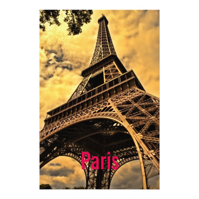 Liebe & Romantik Stadt Paris Eiffelturm Frankreich Fotodruck (Vorne)