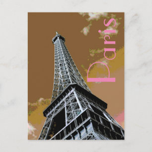 Liebe & Romantik Stadt Paris Eiffelturm Frankreich Postkarte