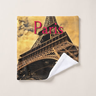 Liebe & Romantik Stadt Paris Eiffelturm Frankreich Waschlappen