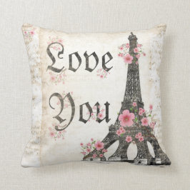 Liebe Romantischer Pariser Tee Rosa Kirschblüten Kissen