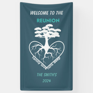 Liebe Roots laufen tief Banner