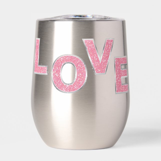 Liebe Rosa Glitzer (Vorderseite)