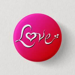 Liebe - rosa Rückmischung Button
