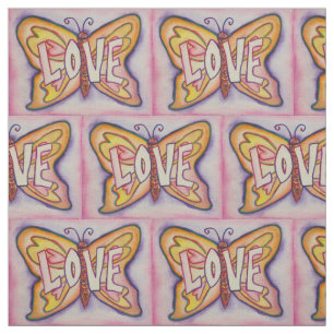 Liebe Rosa Schmetterling Inspiration Material Stoff