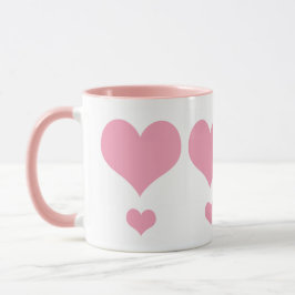 Liebe Rosa Tasse