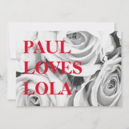 LIEBE Rose Rosa Blume Strauß, Hintergrund Feiertagskarte