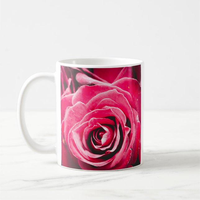 Liebe Roses 11oz Klassische Tasse (Links)