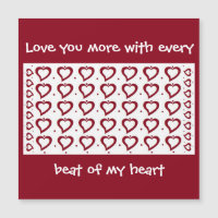 Liebe Rot und Weiß - Kleine Punkte Mehr Karte