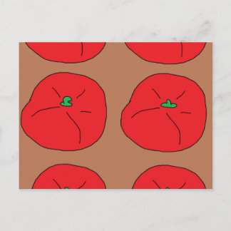 Liebe Rote saftige Tomaten Postkarte