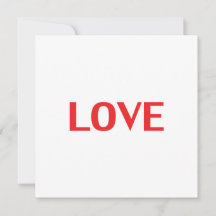 Liebe rote Typografie - Valentinstag