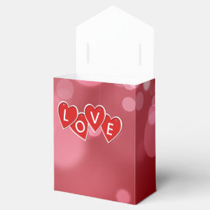 Liebe Rotes Herz schreiben Geschenkschachtel