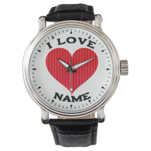 Liebe Rotes Herz Symbol-18374 Armbanduhr