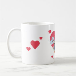 Liebe Rotes Herz Tasse