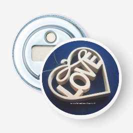 LIEBE Round Bottle Opener Flaschenöffner