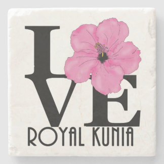 LIEBE Royal Kunia Pink Steinuntersetzer