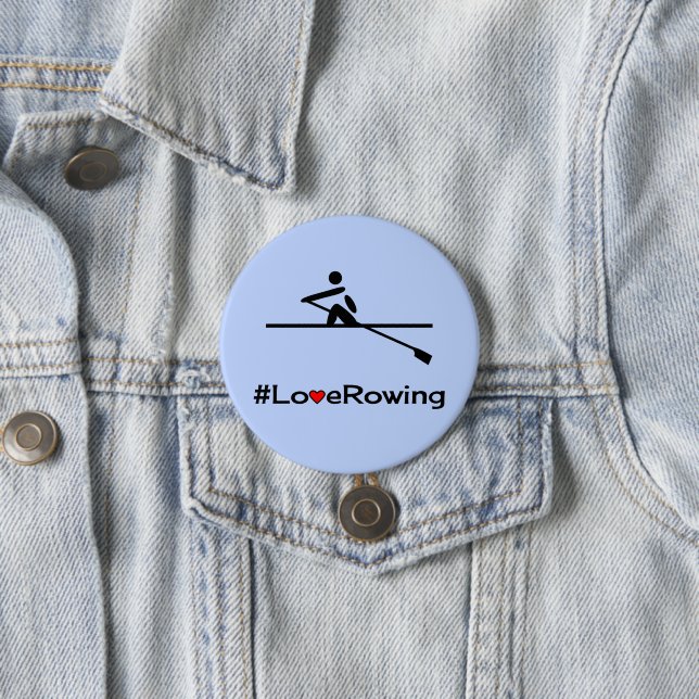 Liebe Rudertitel blau Button (Beispiel)
