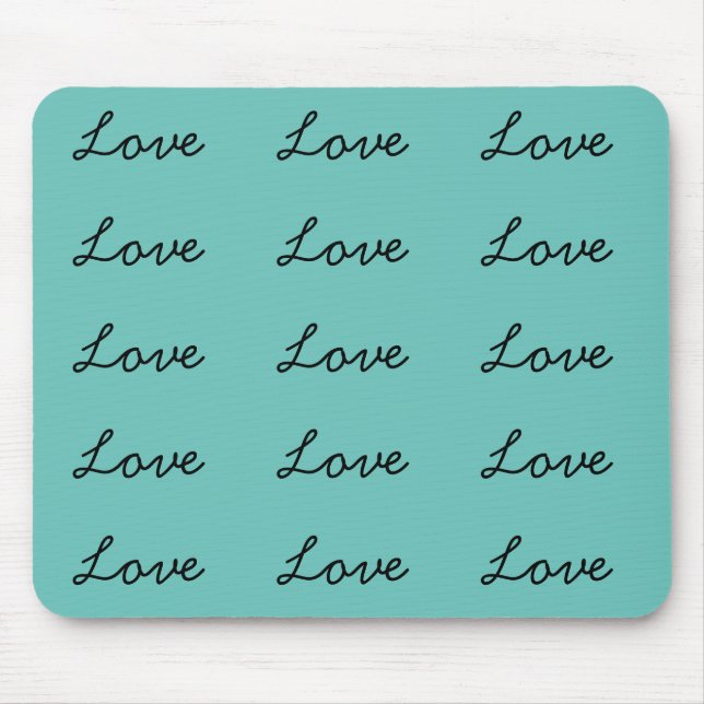 Liebe rund mousepad (Vorne)
