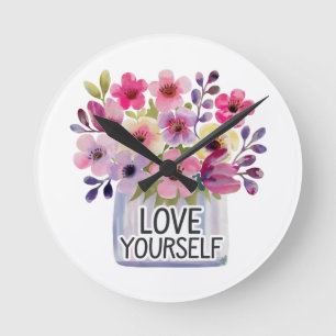 Liebe Runde Wanduhr