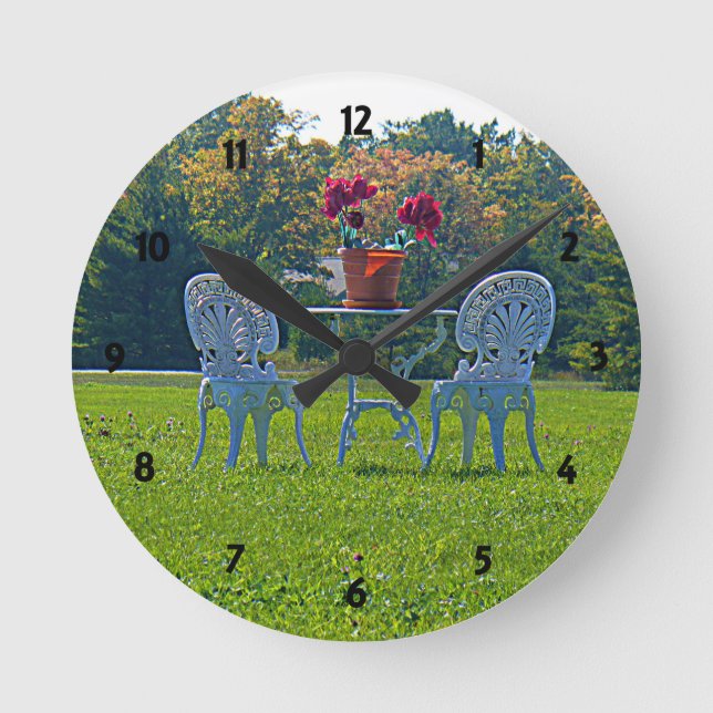 Liebe Runde Wanduhr (Vorderseite)