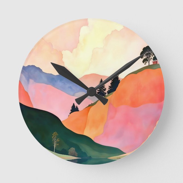 Liebe Runde Wanduhr (Vorderseite)