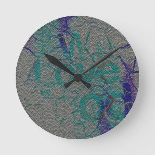 Liebe Runde Wanduhr