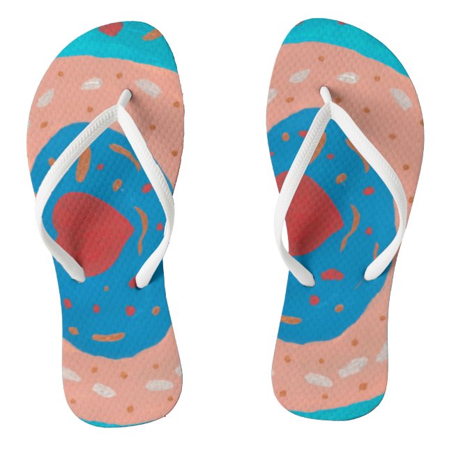 Liebe Runden Flip Flops (Fußbett)