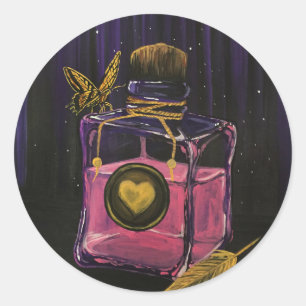 Liebe Runder Aufkleber