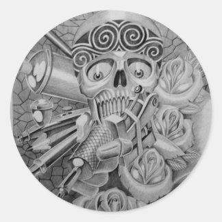 Liebe Runder Aufkleber