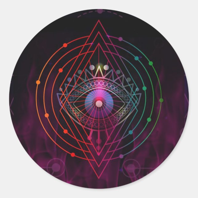 Liebe Runder Aufkleber (Vorderseite)