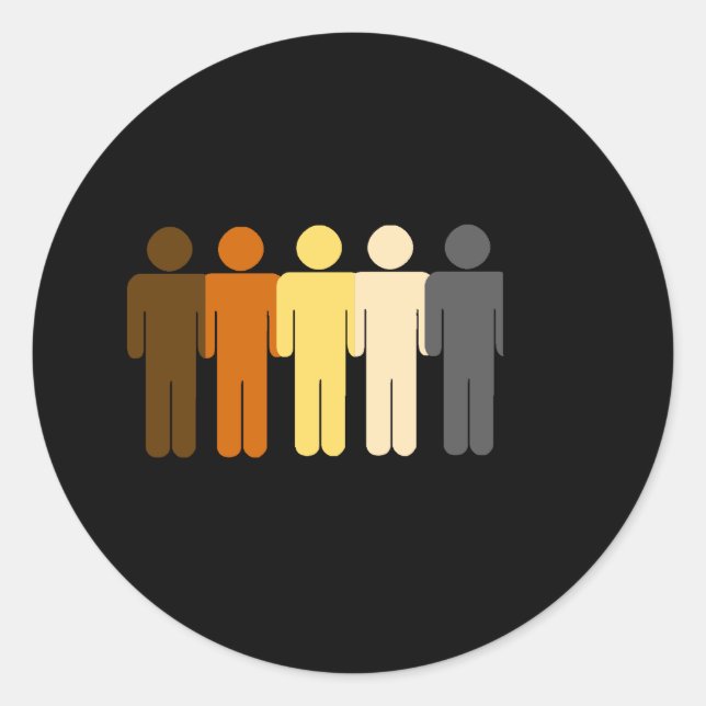 Liebe Runder Aufkleber (Vorderseite)