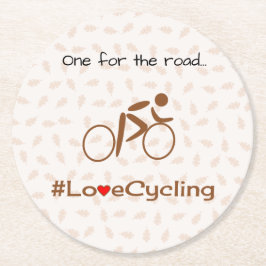 Liebe Runder Pappuntersetzer