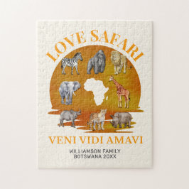 Liebe SAFARI Souvenir Puzzle