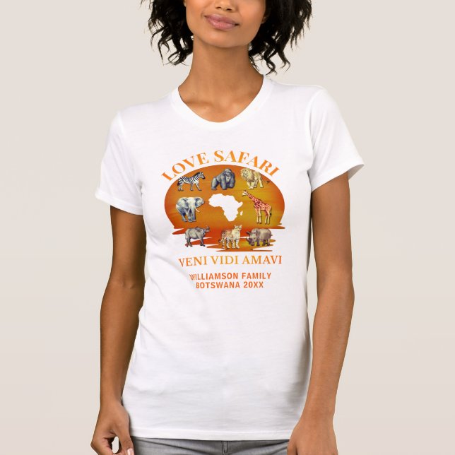Liebe SAFARI Souvenir T-Shirt (Vorderseite)