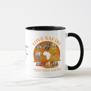 Liebe SAFARI Souvenir Tasse