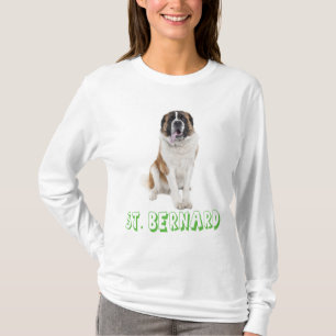 Liebe Saint Bernard Welpe Hund T - Shirt