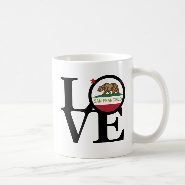 LIEBE San Francisco 11oz Tasse (Rechts)