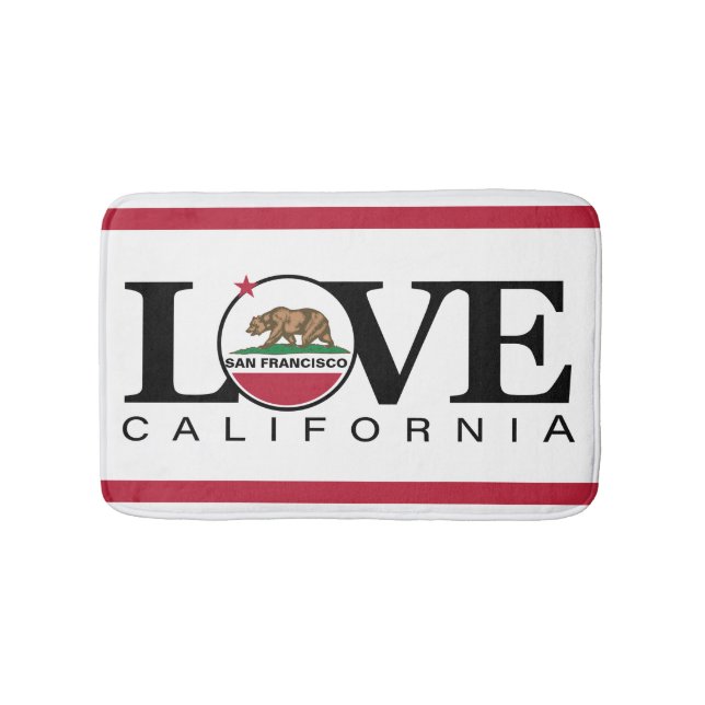 LIEBE San Francisco Bath Mat Badematte (Vorderseite)