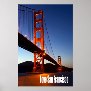 Liebe San Francisco Poster
