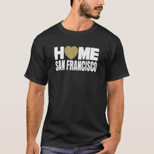 Liebe San Francisco Rote San Francisco Herz Hometo T-Shirt