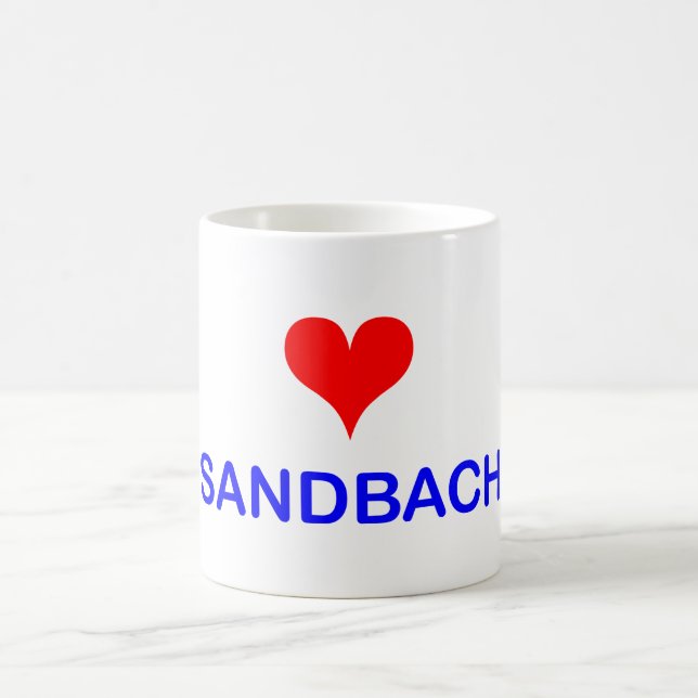Liebe Sandbach Kaffee-Tasse Tasse (Mittel)