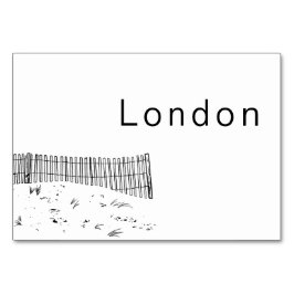 Liebe Sandy Beach Minimallinie Art Wedding Tischnummer