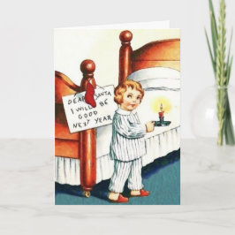 Liebe Sankt bin ich gute Jahr-Weihnachtskarte Feiertagskarte