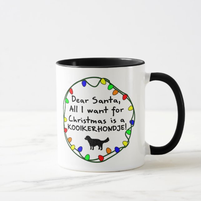 Liebe Sankt Kooikerhondje Tasse (Rechts)